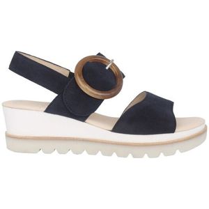 Gabor - 44.645.16 - Dames Sandaal - Blauw - Leer - Hakhoogte 3 cm