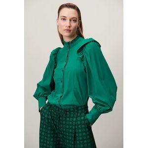 Jane Lushka Kim blouse technical jersey green