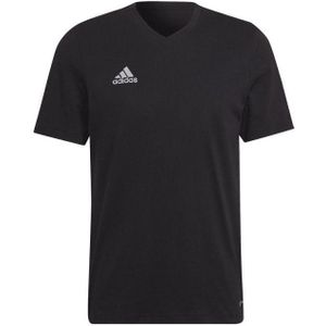 Adidas - Entrada 22 - T-shirt - Katoen - Korte Mouwen - V Hals