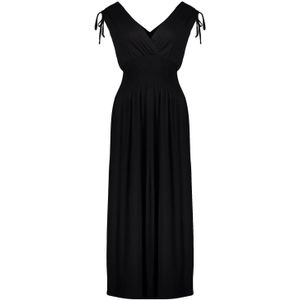 Geisha 47417-60 999 dress solid long with smock black