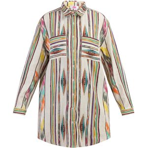 Mymo - Overhemdjurk - Veelkleurig - Inca-patroon