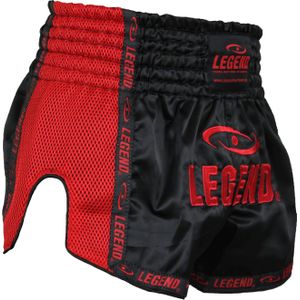 Legend Sports Kickboks broekje kind/volwassene rood mesh