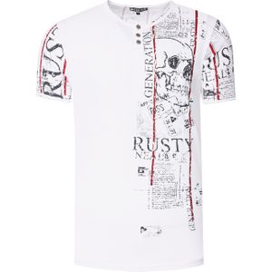 Rusty Neal - T-shirt - Katoen - Normale Pasvorm - Rondhals