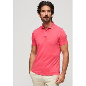 Superdry M1110323a jersey 2mf teaberry red heren polo