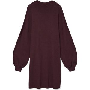 Vero Moda - Nancy - Gebreide Jurk - Hoge Hals - Lange Mouwen - Losse Pasvorm