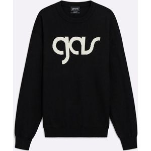 Zwarte SYLAS LOGO trui voor dames