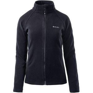 Hi-Tec - Hardloop Vest - Zwart - Polyester - Lange Mouwen - Staande Kraag