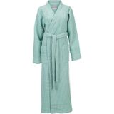 Heckett & Lane Badjas wafel sea green l