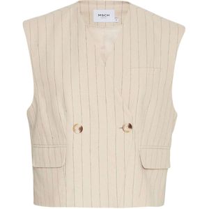 Moss Copenhagen Mschjonalyn waistcoat stp oatmeal