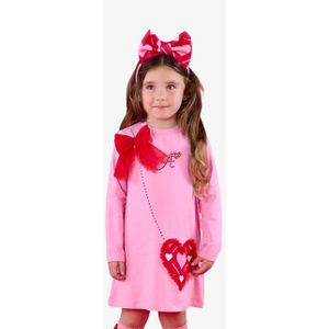 ADee Meisjes jurk lotus peony pink