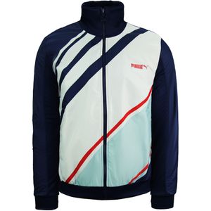 Puma - Fitted Originals Track Jacket - Navy - Heren - Lange Mouw