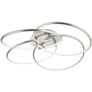 Globo Design plafondlamp led met ringen | satijn | woonkamer | eetkamer | plafonniere