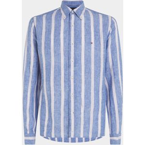Tommy Hilfiger Casual hemd lange mouw linen triple stripe shirt mw0mw34612/0a5