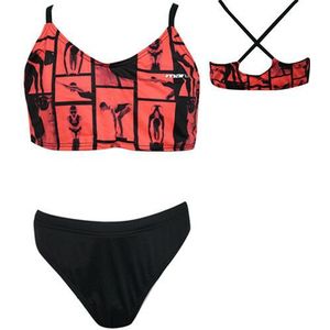 Maru - Fluo Perzik - Bikiniset - Zwart - Dames