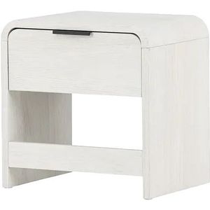 Nest living Carst houten nachtkastje whitewash 40 x 30 cm