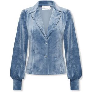 Helena Hart - 7640 Blazer Lora - Velours - Blauw