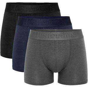 Resteröds Bambu 3-pack blue & black & grey