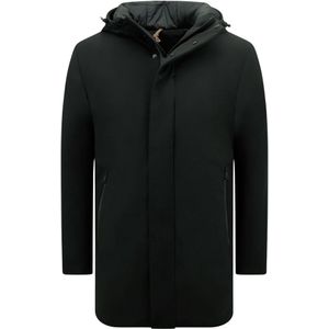 Enos Nette klassieke parka jas met capuchon 8927