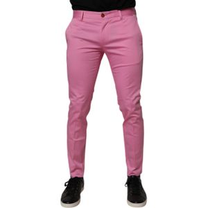 Slanke Pasvorm Roze Broek