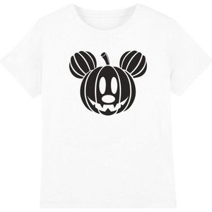 Disney Kinderen/kinderen mickey mouse pompoenhoofd t-shirt
