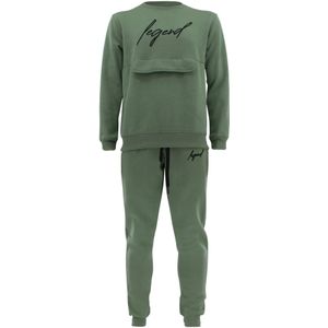 Legend Sports Joggingpak sweater heren/dames signature line zwart copy