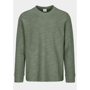 Basefield - 219018502/552 - Longsleeve - Groen - Rundhals Shirt