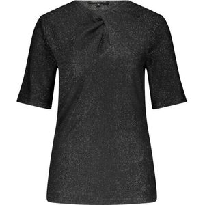 Tramontana - Top Twisted Detail Sparkles - Zwart - Met Glitter