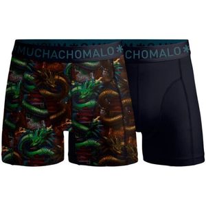 Muchachomalo Boys 2-pack boxer shorts print/solid