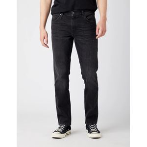 Wrangler Greensboro heren regular-fit jeans black dust