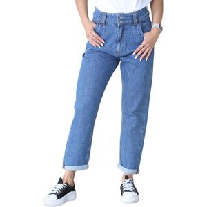 MYT - Boyfriend Jeans - Lichtblauw - High Waisted - Relaxed Fit Tapered Legs