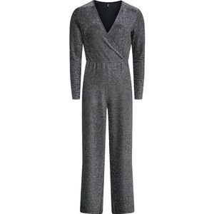 Only - Onlrich ls glitter jumpsuit - Zilverkleurig - Dames