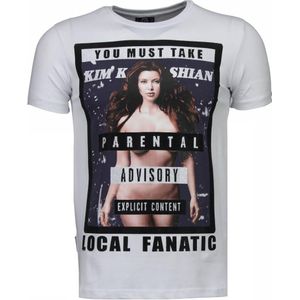 Local Fanatic Kim kardashian rhinestone t-shirt