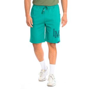 La Martina - Sportshort - Groen - Katoen - Normale Pasvorm