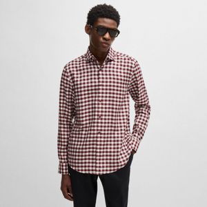 BOSS - C-Hal Casual-Fit - Overhemd - Rood