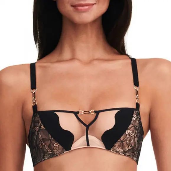 Chantelle Chatelle voorgevormde bandeau-bh van kant