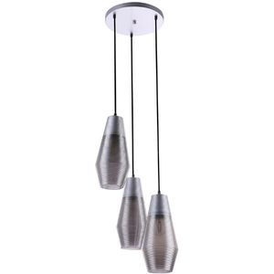 Globo Klassieke hanglamp wayne l:41cm e27 metaal -