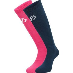 Dare2b - Uniseksokken - Zwart - 2 Stuks - 80% Acryl, 18% Polyester, 2% Elastane