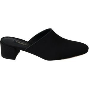 Dolce & Gabbana - Heeled Mules - Zwart - Dames