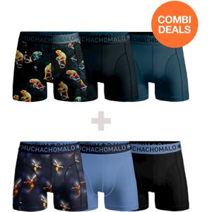 Muchachomalo Heren 3+3-pack boxershorts print