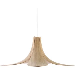 Umage Jazz houten hanglamp naturel met koordset wit Ø 65 x 24 cm