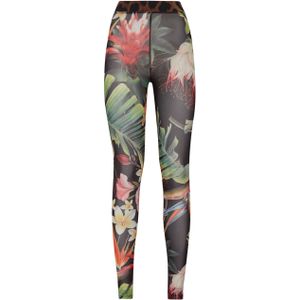 Philipp Plein - Flare Trousers Flowers - Leggings - Veelkleurig - Stretch Tule