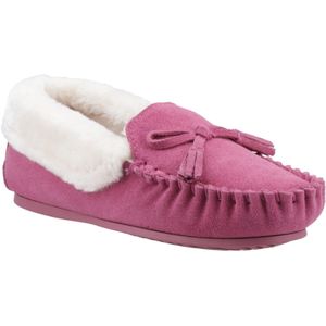 Hush Puppies - Agnes - Slippers - Roze - Suède
