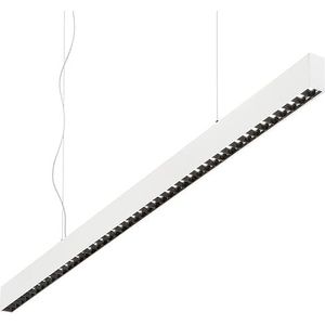 Ideal Lux office hanglamp aluminium led wit