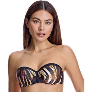 Dames bikinitop zonder bandjes met cup en beugel W251246