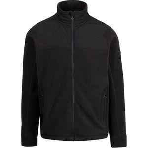 Trespass - Cowesby AT200 Fleece Top - Zwart - 100% Polyester - Lange Mouwen