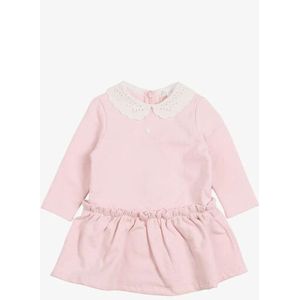 Patachou - Mini Girl Colors - Jurk - Zachtroze - Lange Mouwen