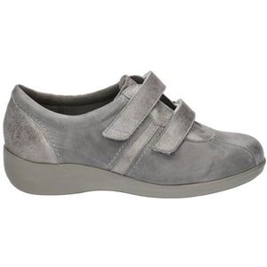 Durea - 6096 - Klittenbandschoenen - Zwart - Leer