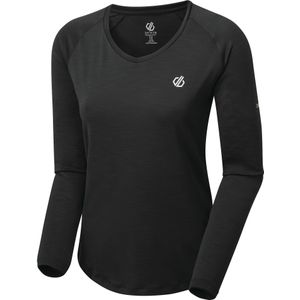 Dare2b - Longsleeve - Zwart - 90% Polyester 10% Elastaan - Q-Wic Plus