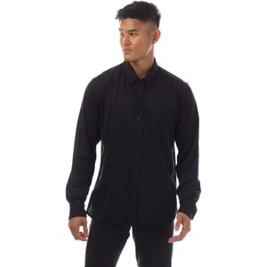 Tom Ford - Herenhemd - Zwart - Zijden Katoen Blend - Button Down