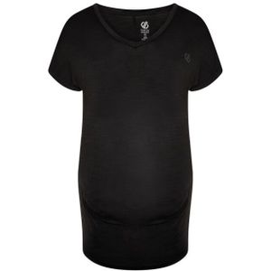 Dare2b - Dames Vigilant - Zwangerschap T-shirt - Zwart - 90% Polyester, 10% Elastaan